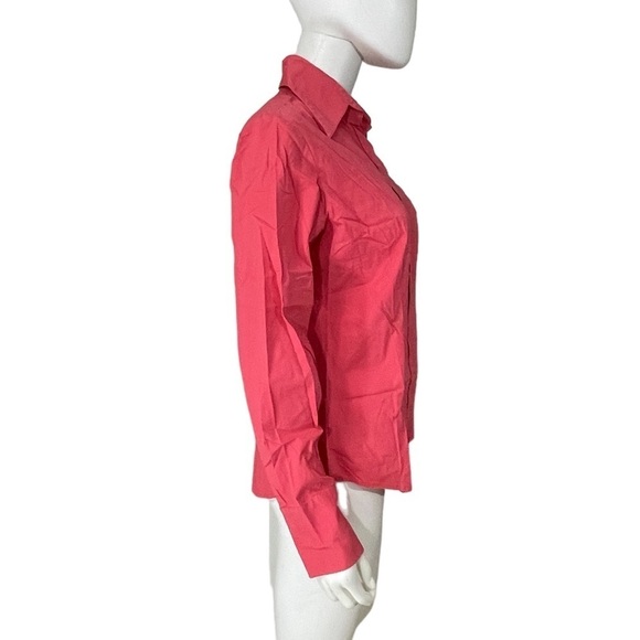 Ann Taylor Loft Pink Button Front Shirt Size 8 - Picture 5 of 6